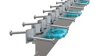 Контрольные стыки для усадочных швов