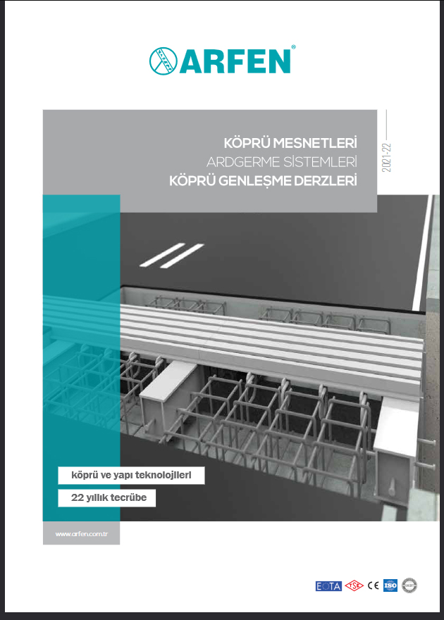 ARFEN K�pr� Genle�me Derzleri ve Mesnetleri